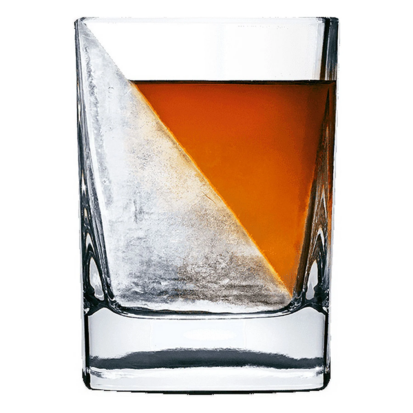 9 Oz Double Old Fashioned Whiskey Glass with Silicone Ice Mold - Image 2