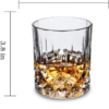 Old Fashioned Whiskey Glasses with Luxury Box - 10 Oz Rocks Barware for Scotch, Bourbon, Liquor and Cocktail Drinks - Set of 4 - Men Gift - Image 9