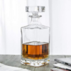 Square Whiskey Decanter with Glass Stopper 26Oz - Image 6