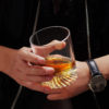 Whiskey Glasses Old Fashioned Glasses Set of 4 12Oz Rocks Glasses Gift for Men Women Drinking Bourbon Scotch Cocktails Rum Cognac Vodka at Home Bar - Image 6