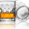 Whiskey Glasses Set of 2,Christmas Gift, Old Fashioned Glasses, Rocks Glasses, Bourbon Glasses, Suitable for Use in Bars, Parties, and Homes, the Right Gift for Men, Father 'S Day Gift