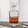 Square Whiskey Decanter with Glass Stopper 26Oz - Image 3