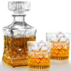 Whiskey Decanter Glass Crystal Liquor Scotch Vodka Bourbon Bottle