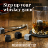 Whiskey Stones Gift Set - 2 Glasses, 8 Chilling Rocks and Wooden Box - Image 4