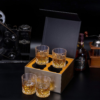 Old Fashioned Whiskey Glasses with Luxury Box - 10 Oz Rocks Barware for Scotch, Bourbon, Liquor and Cocktail Drinks - Set of 4 - Men Gift - Image 6