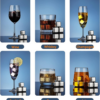 12 Pack Whiskey Stones Gift Set for Men - Stainless Steel Ice Cubes Chilling Stones Reusable - Image 7