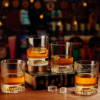 Whiskey Glasses Old Fashioned Glasses Set of 4 12Oz Rocks Glasses Gift for Men Women Drinking Bourbon Scotch Cocktails Rum Cognac Vodka at Home Bar - Image 4