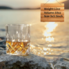 Whiskey Glasses Set of 4, Rocks Glasses, 10 Oz Old Fashioned Tumblers for Drinking Scotch Bourbon Whisky Cocktail Cognac Vodka Gin Tequila Rum Liquor Rye Gift for Men Women at Home Bar - Image 2