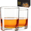 Fruit Punch Whiskey Glasses Set of 2, 10 OZ Old Fashioned Glass, Whiskey Glasses in Bar and Party, Rocks Glasses, Bourbon Glass, Liquor Vodka, Whiskey Gifts for Men, Gift for Men, Christmas Gift