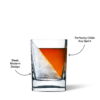 9 Oz Double Old Fashioned Whiskey Glass with Silicone Ice Mold - Image 4