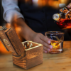 Chouggo Cigar Whiskey Glasses - Unique Ice Ball Bottom Design, Old Fashioned ... - Image 6