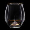 NORLAN Whisky Glass (Clear Single with Microfiber Polishing Cloth)