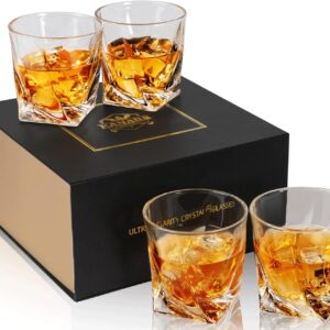 KANARS Crystal Whiskey Glasses