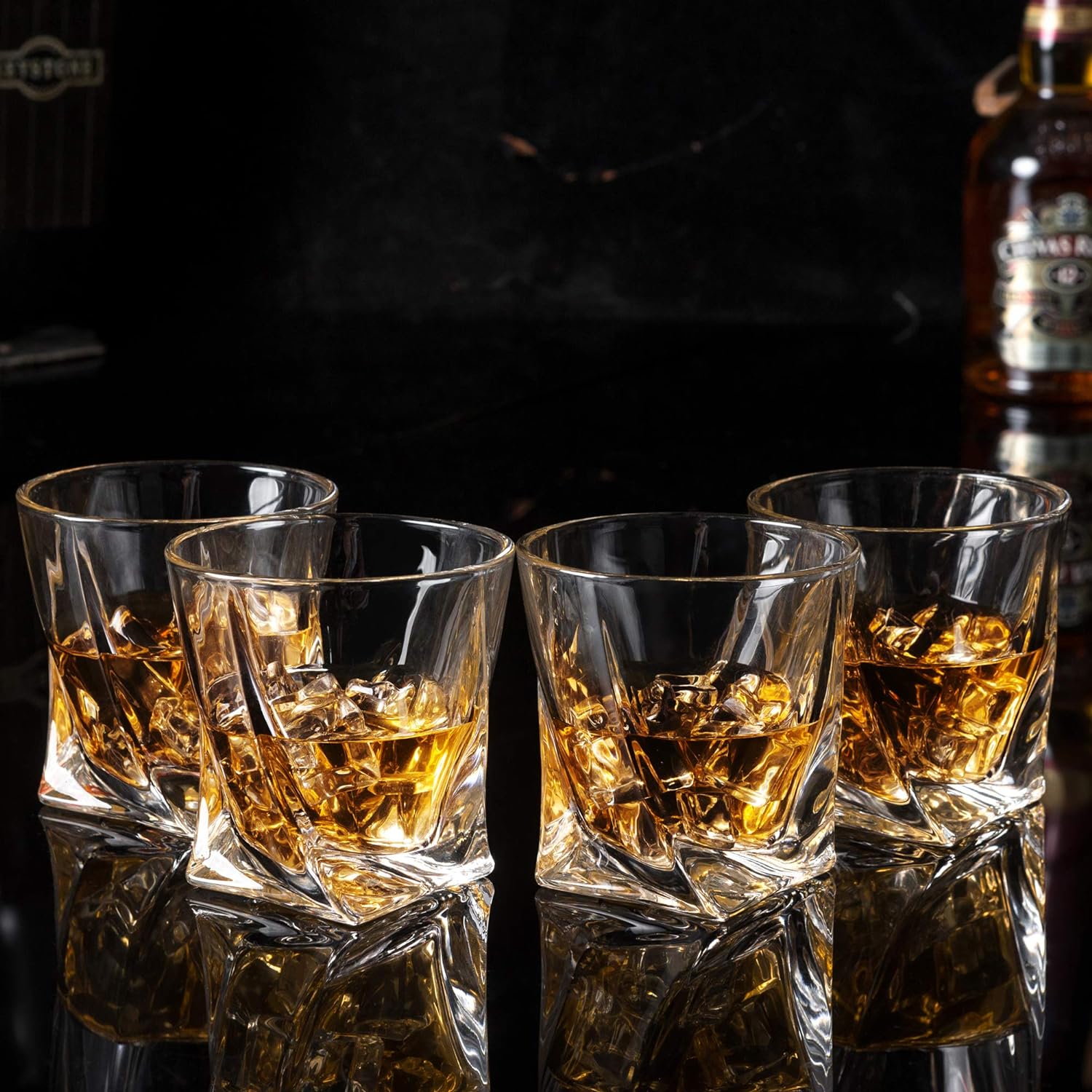 KANARS Crystal Whiskey Glasses