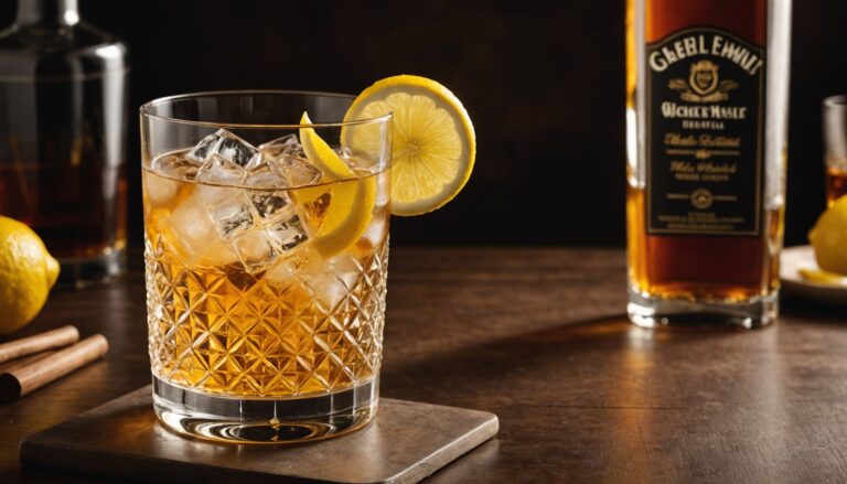 whiskey highball cocktail