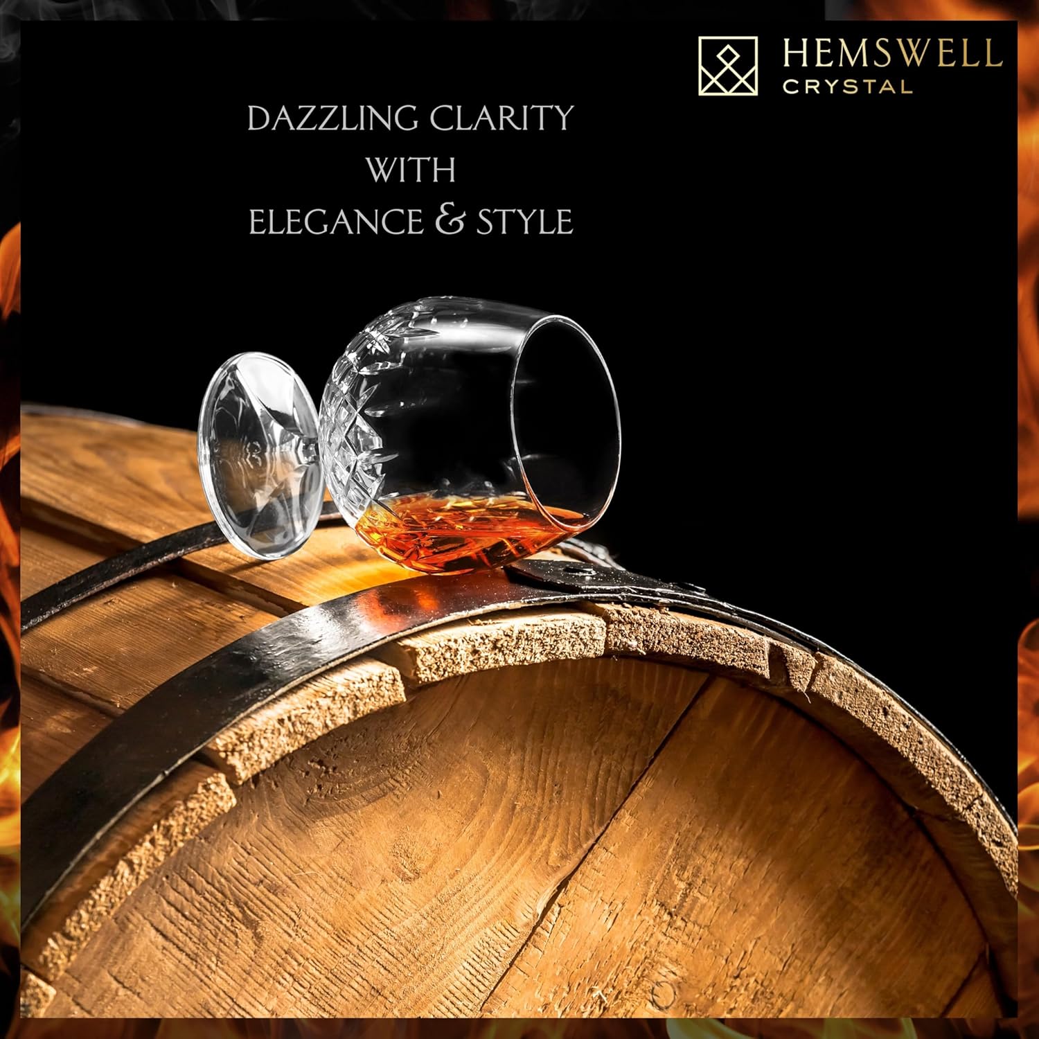 Hemswell Crystal Brandy Snifter