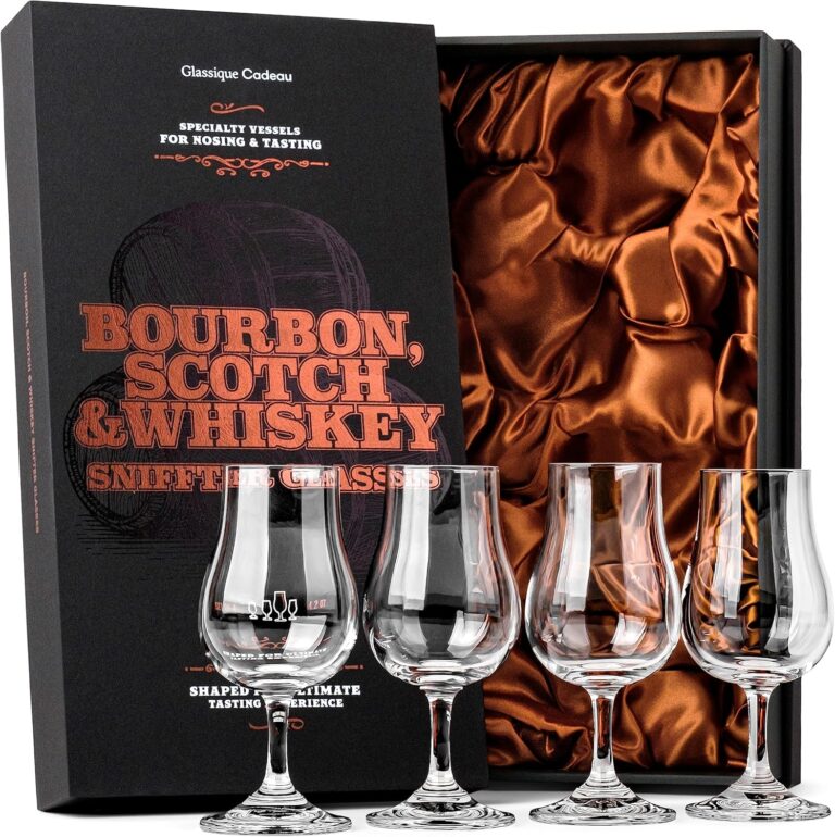 Glassique Cadeau Snifter and Copita Whiskey Glass Set of 4