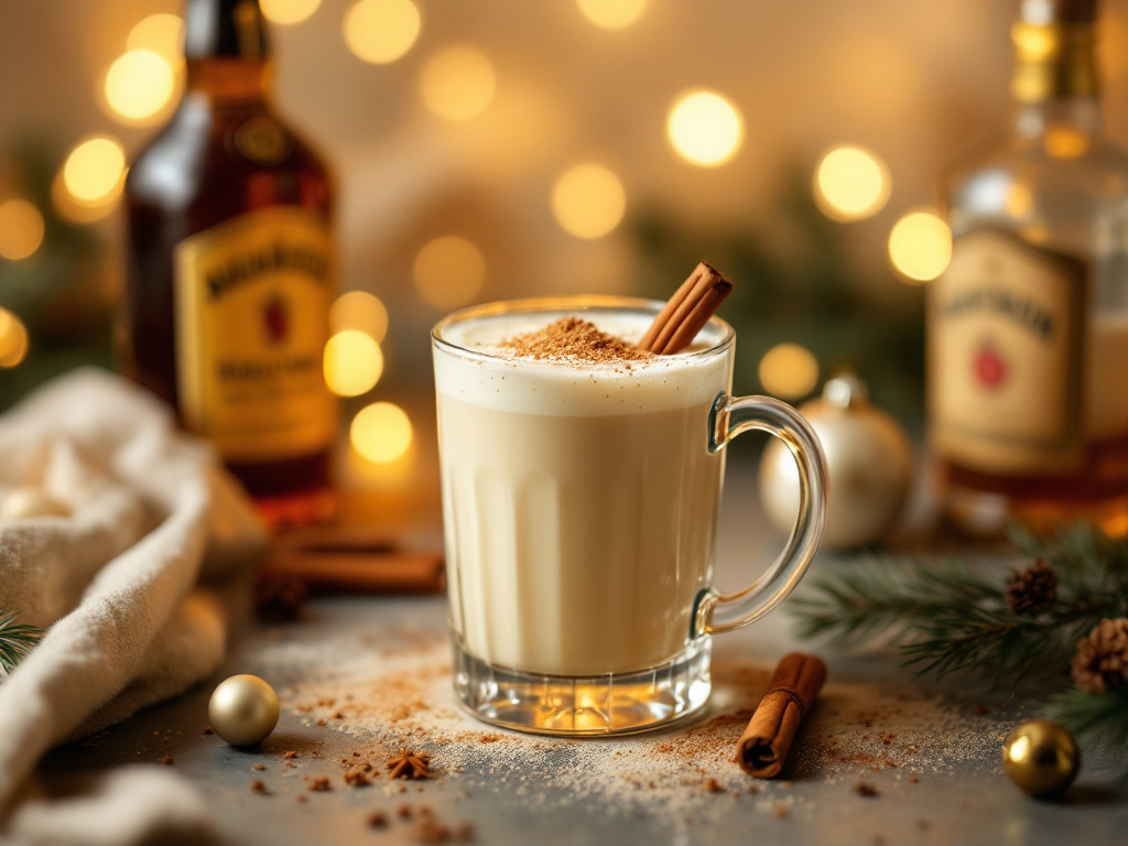 whiskey eggnog cocktail recipe