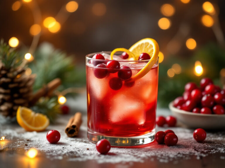 cranberry whiskey sour cocktail recipe