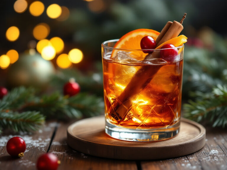 christmas old fashioned cocktail recipe