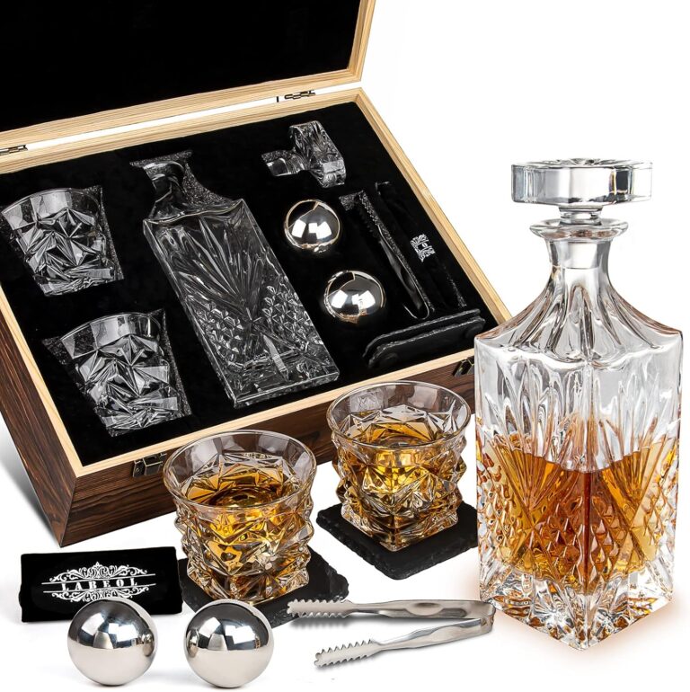 Whiskey Decanter Gift Set by Labeol