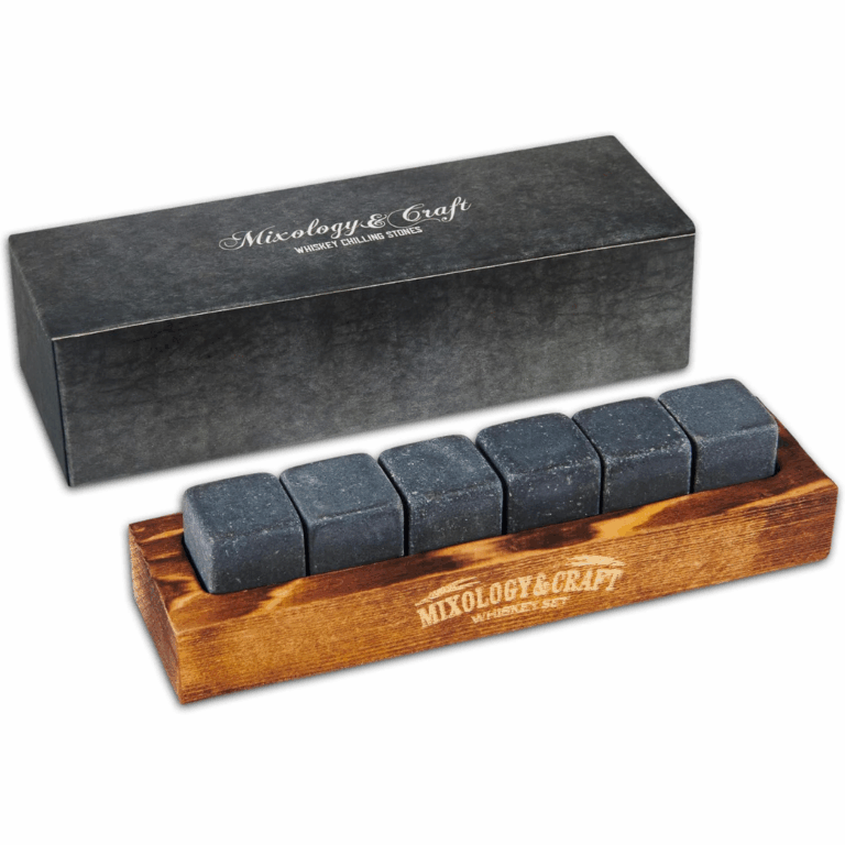 Mixology & Craft Whiskey Stones Cube-Shaped