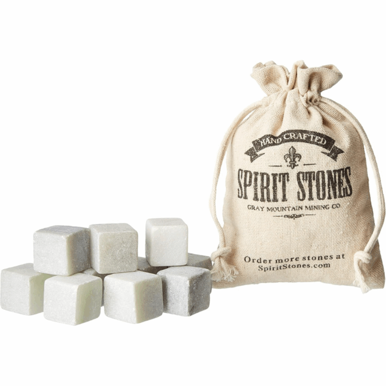 Set of 10 Whiskey Chilling Rocks 100% Pure Soapstone Cubes