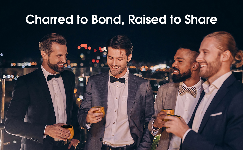 AHIDBQOJB Wooden Bourbon Drinking Glass